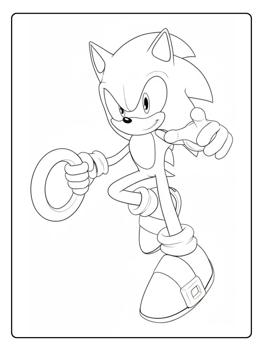 A Great Substitute for Sonic Coloring Pages