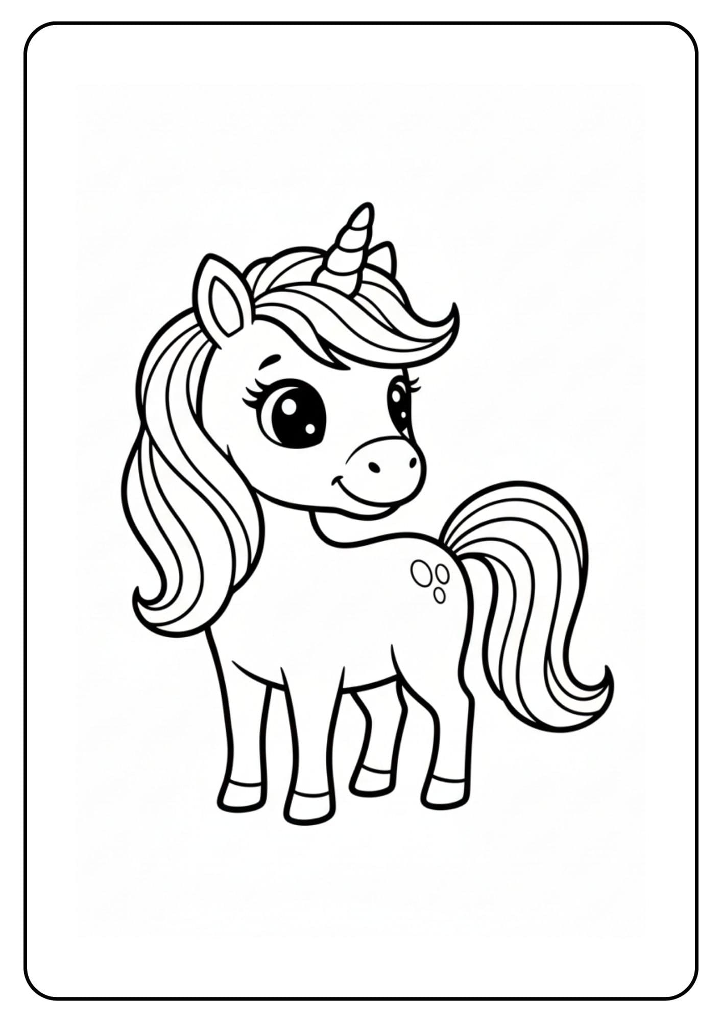 Cute Coloring Pages – Baby Dinosaur