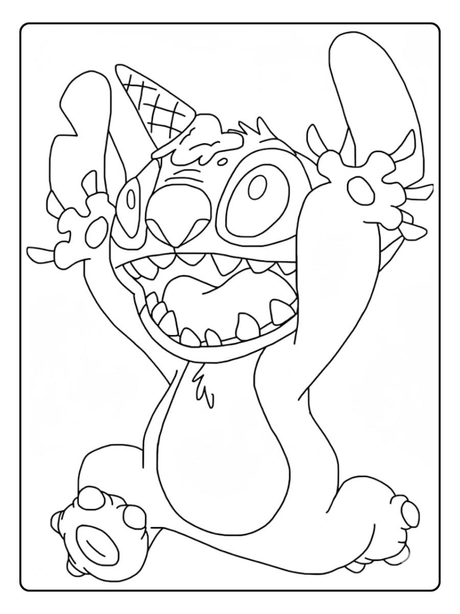 Easy Unicorn Drawing A Great Substitute for Stitch Coloring Pages