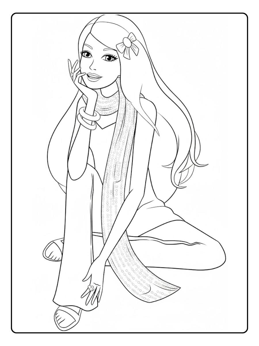 Easy Unicorn Drawing for Kids A Fun Break from Barbie Coloring Pages