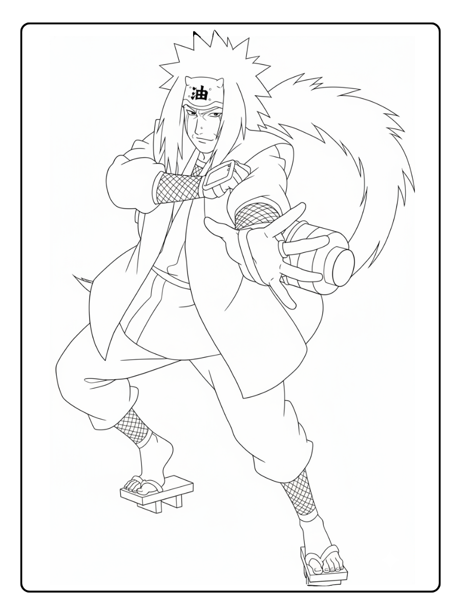 Naruto Coloring Pages – Jiraiya