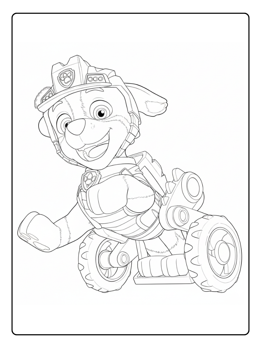 Paw Patrol Coloring Pages – Rex