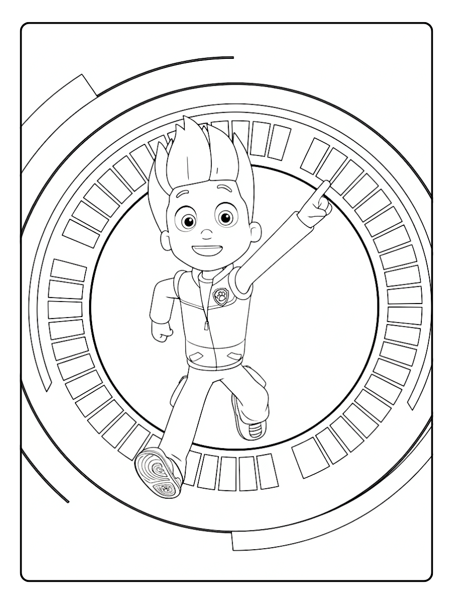 Paw Patrol Coloring Pages – Ryder
