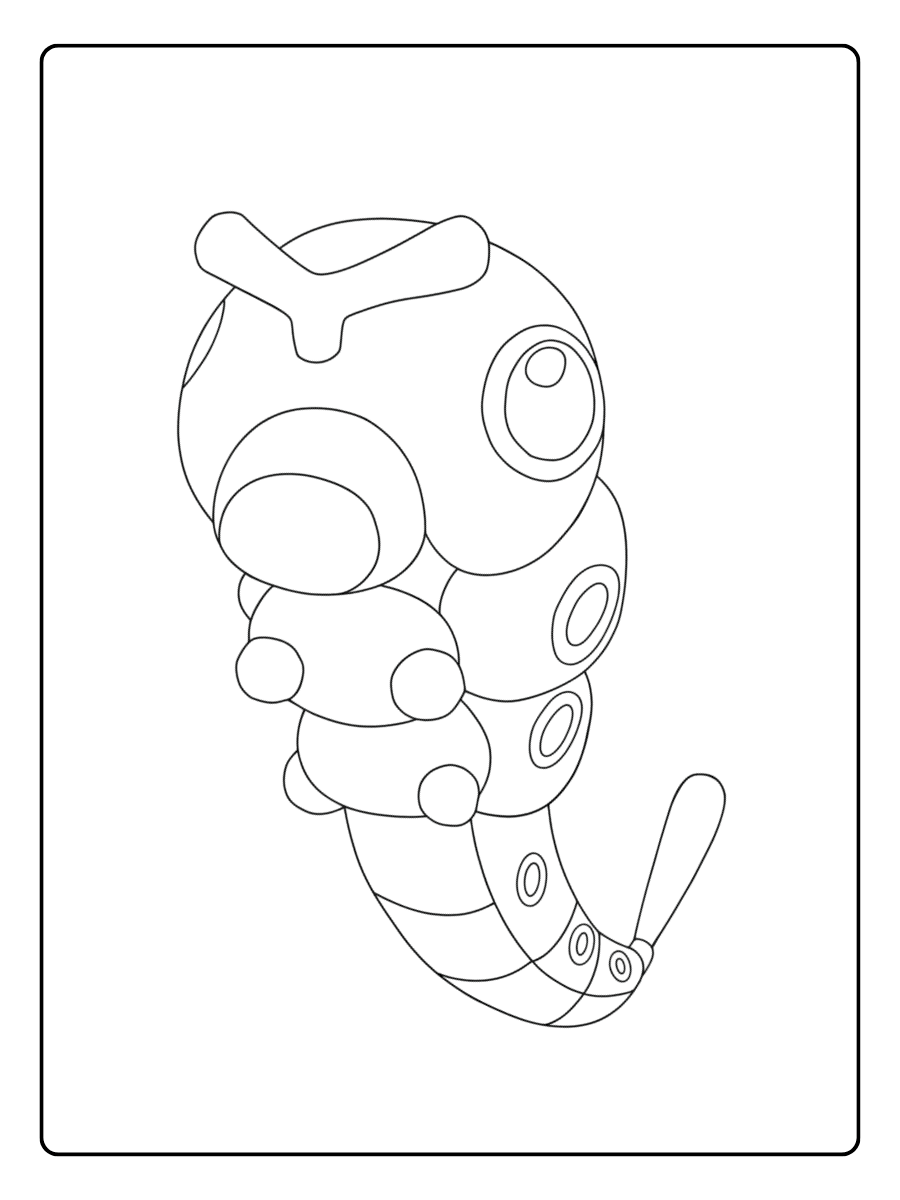 Pokemon Coloring Pages – Caterpie