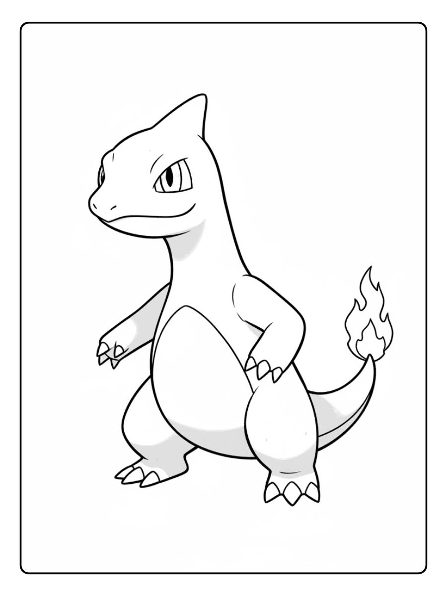 Pokemon Coloring Pages – Charmeleon