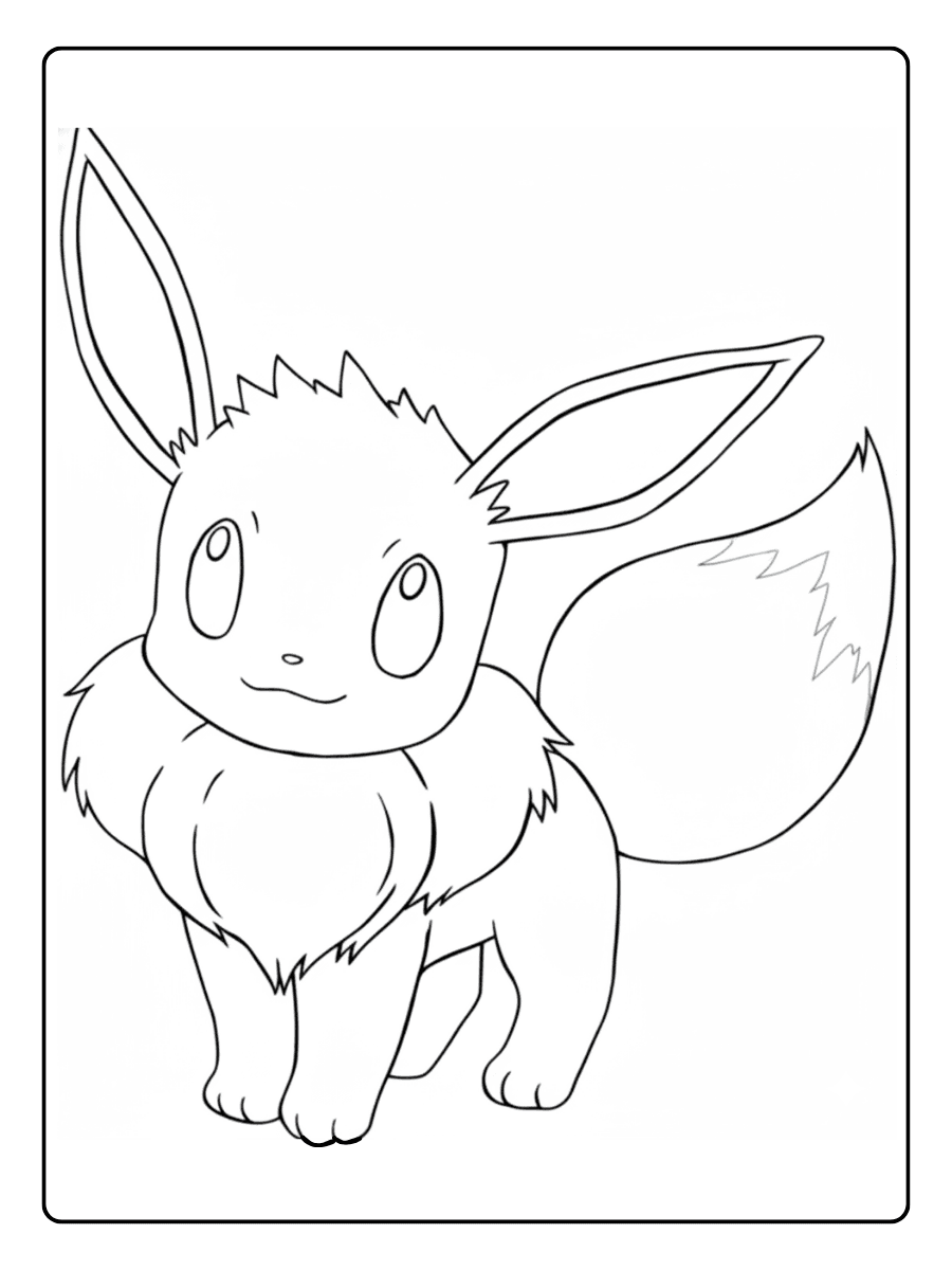 Pokemon Coloring Pages – Eevee