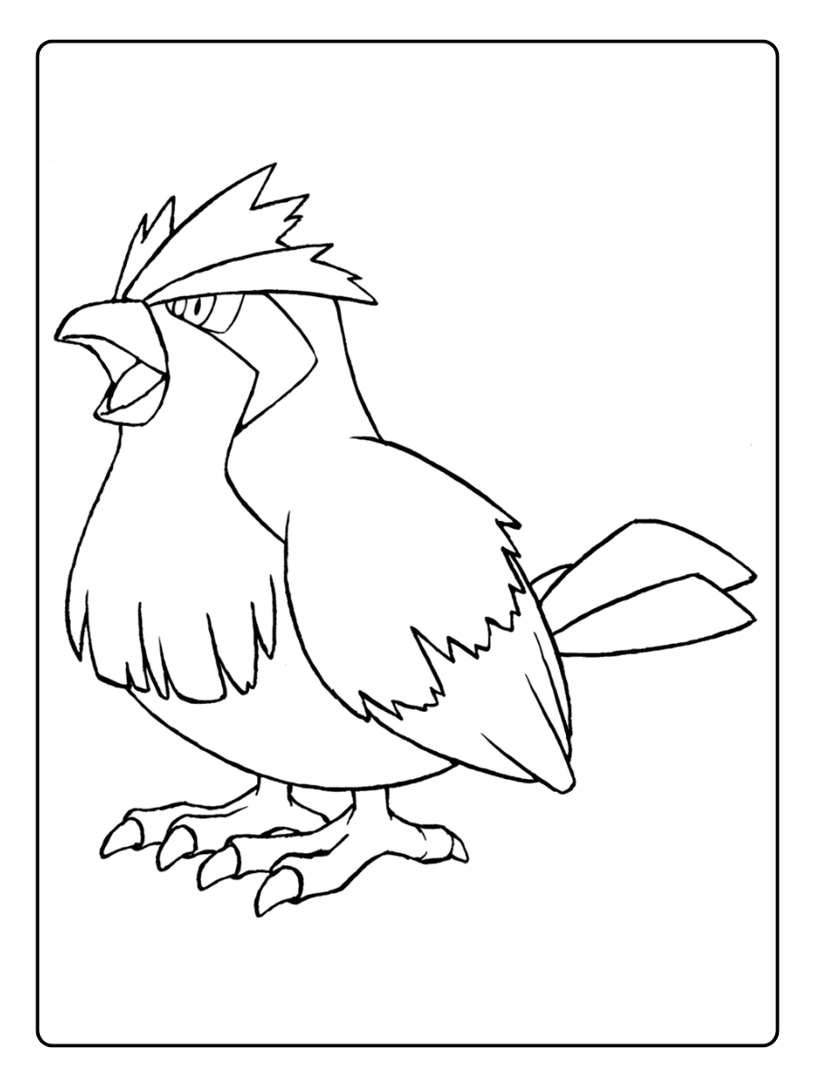 Pokemon Coloring Pages – Pidgey