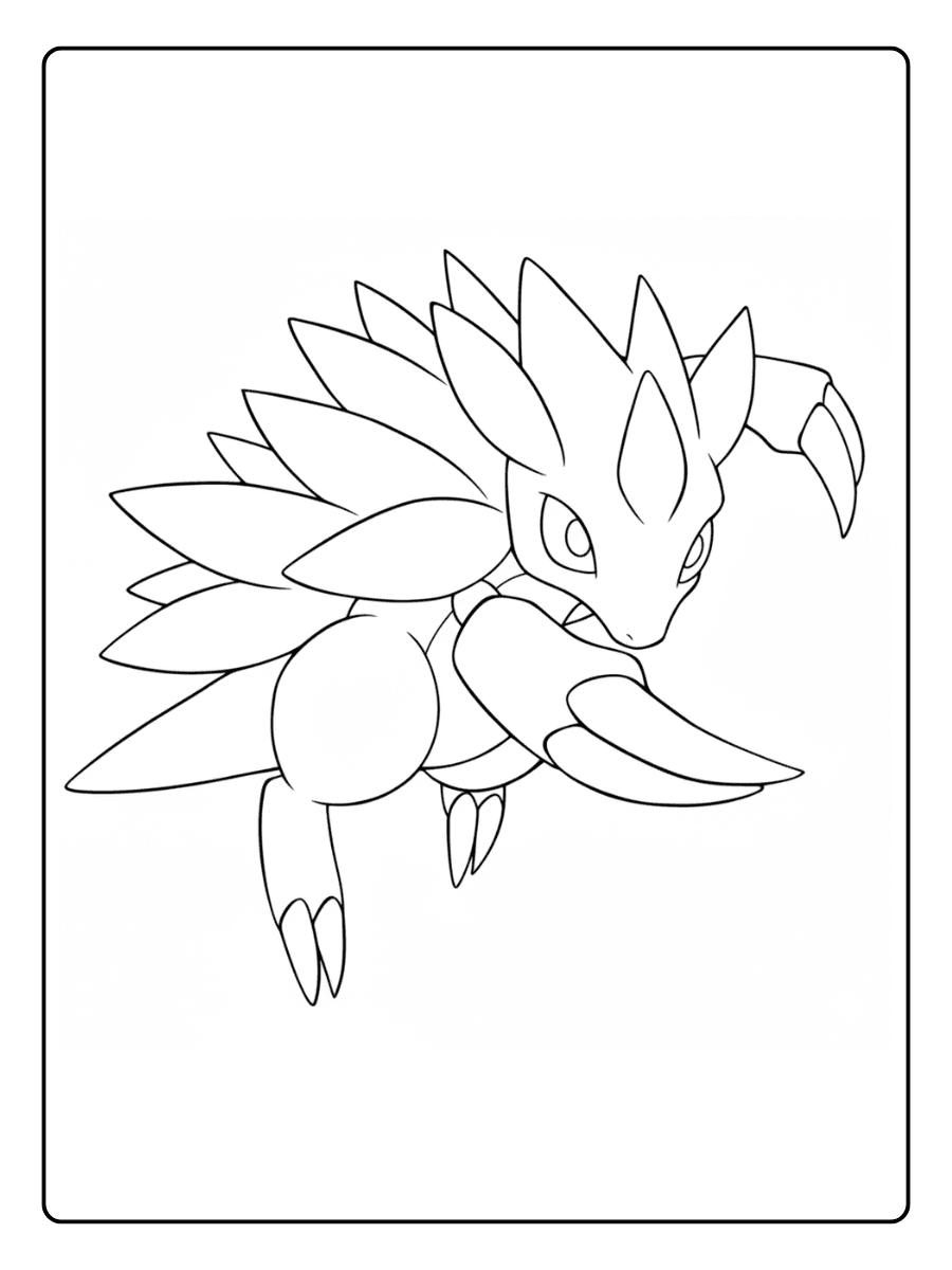 Pokemon Coloring Pages – Sandslash