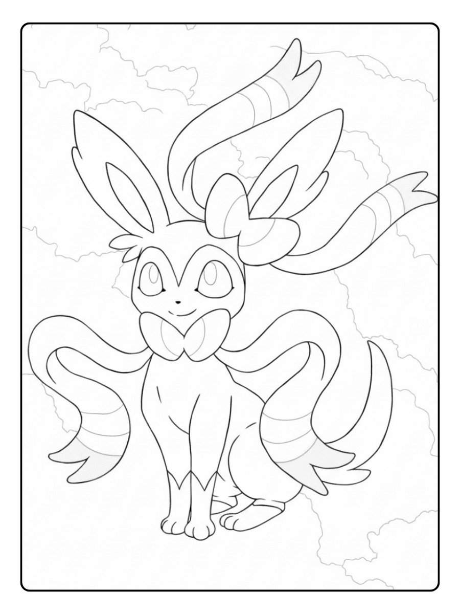 Pokemon Coloring Pages – Sylveon