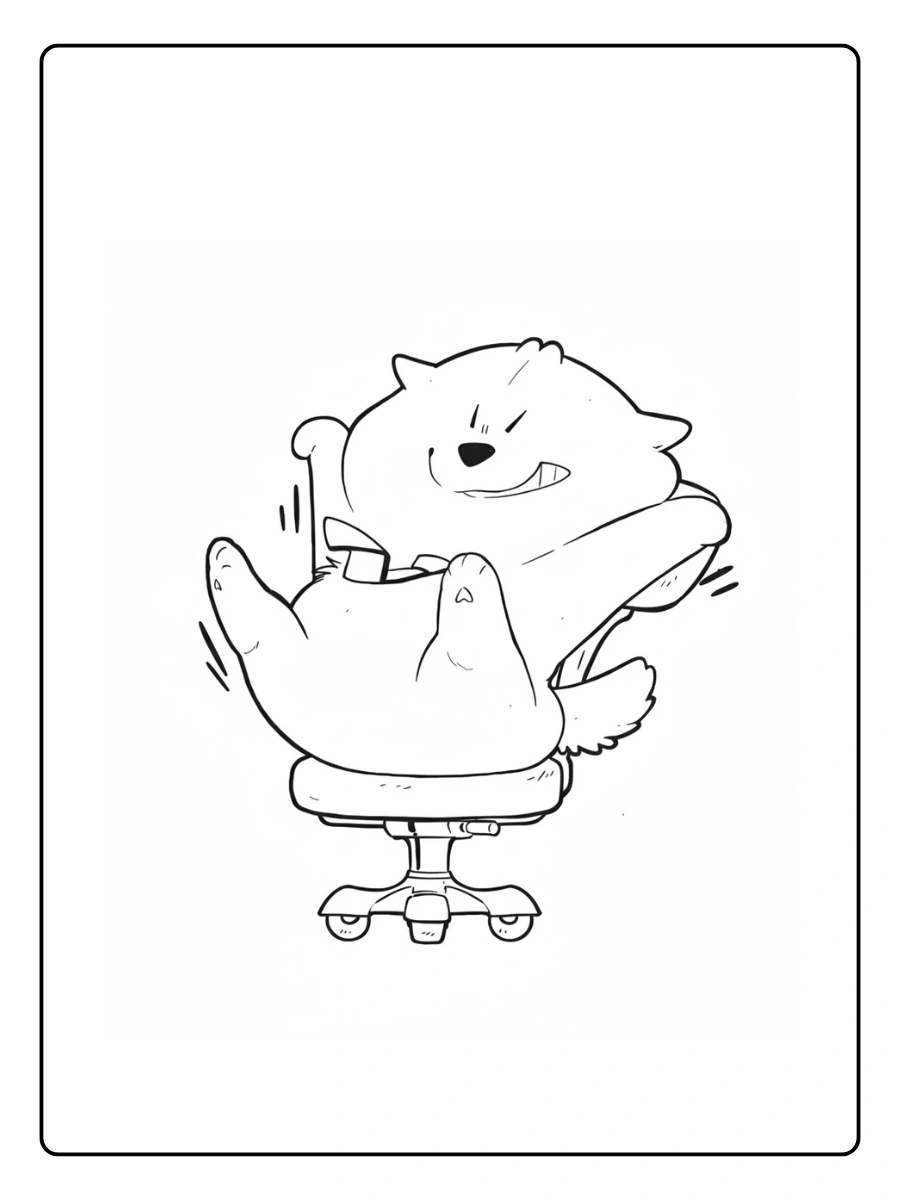 Cute Dog Coloring Pages – Cute Dog with Bone Cute Dog Coloring Pages – Cute Dog with Bone