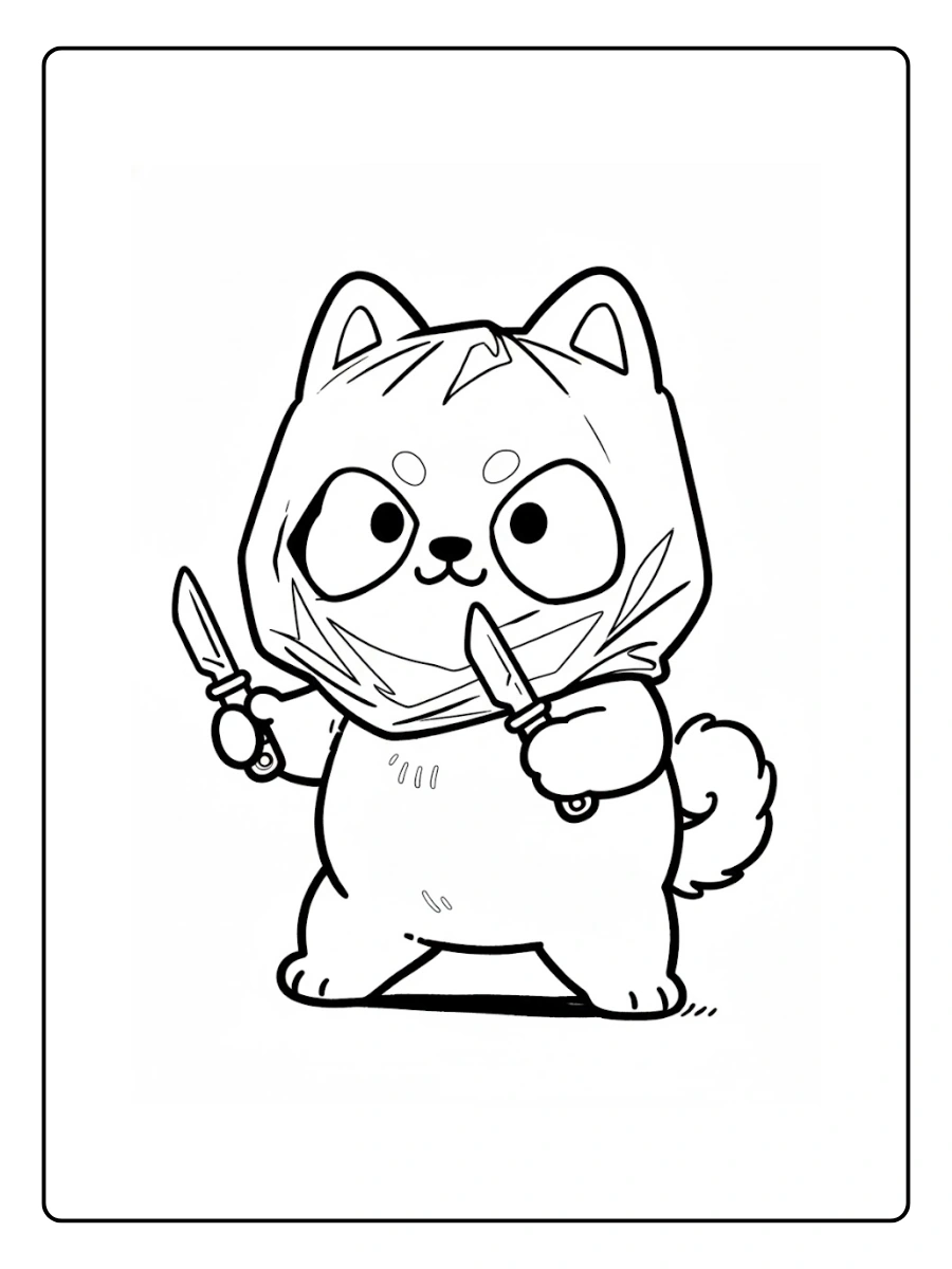 Cute Dog Coloring Pages – Smiling Cartoon Dog Cute Dog Coloring Pages – Smiling Cartoon Dog