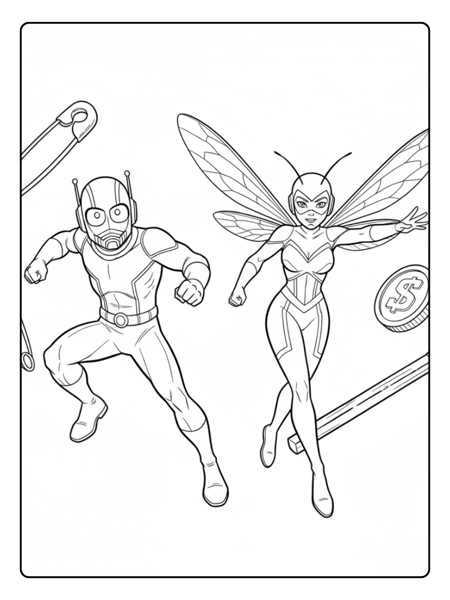 Ant Man Coloring Pages – Ant Man Fantasy World