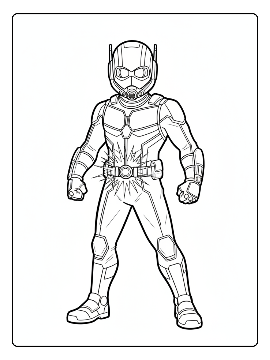 Ant Man Coloring Pages – Ant Man Full Body