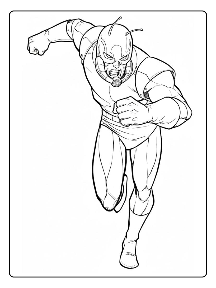 Aquaman Coloring Pages Bold Line Art Sketch