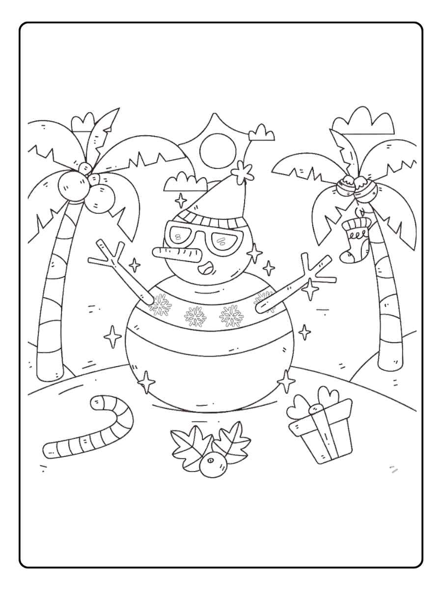 Best Christmas Deer on Polka Dot Gift christmas holiday coloring pages