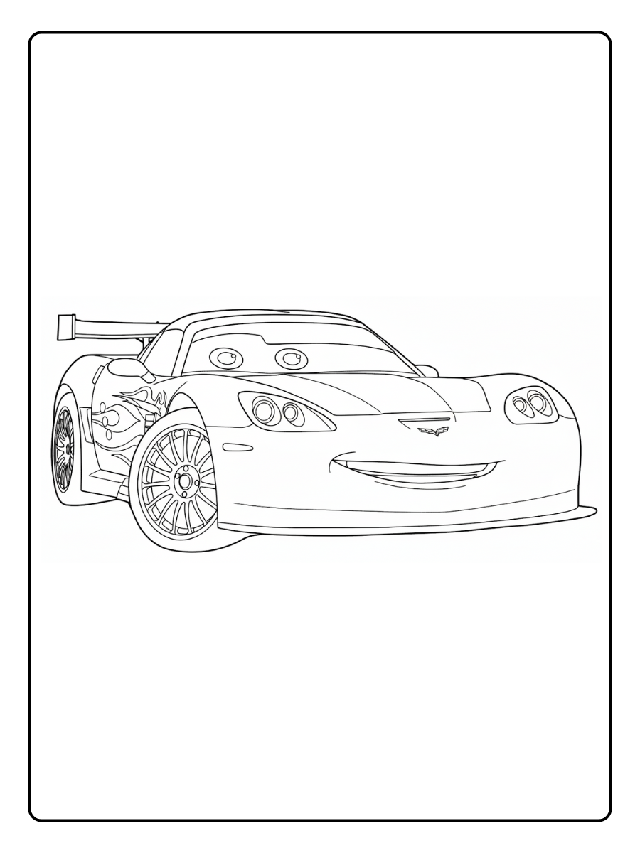 Cars 2 Coloring Pages – Jeff Gorvette