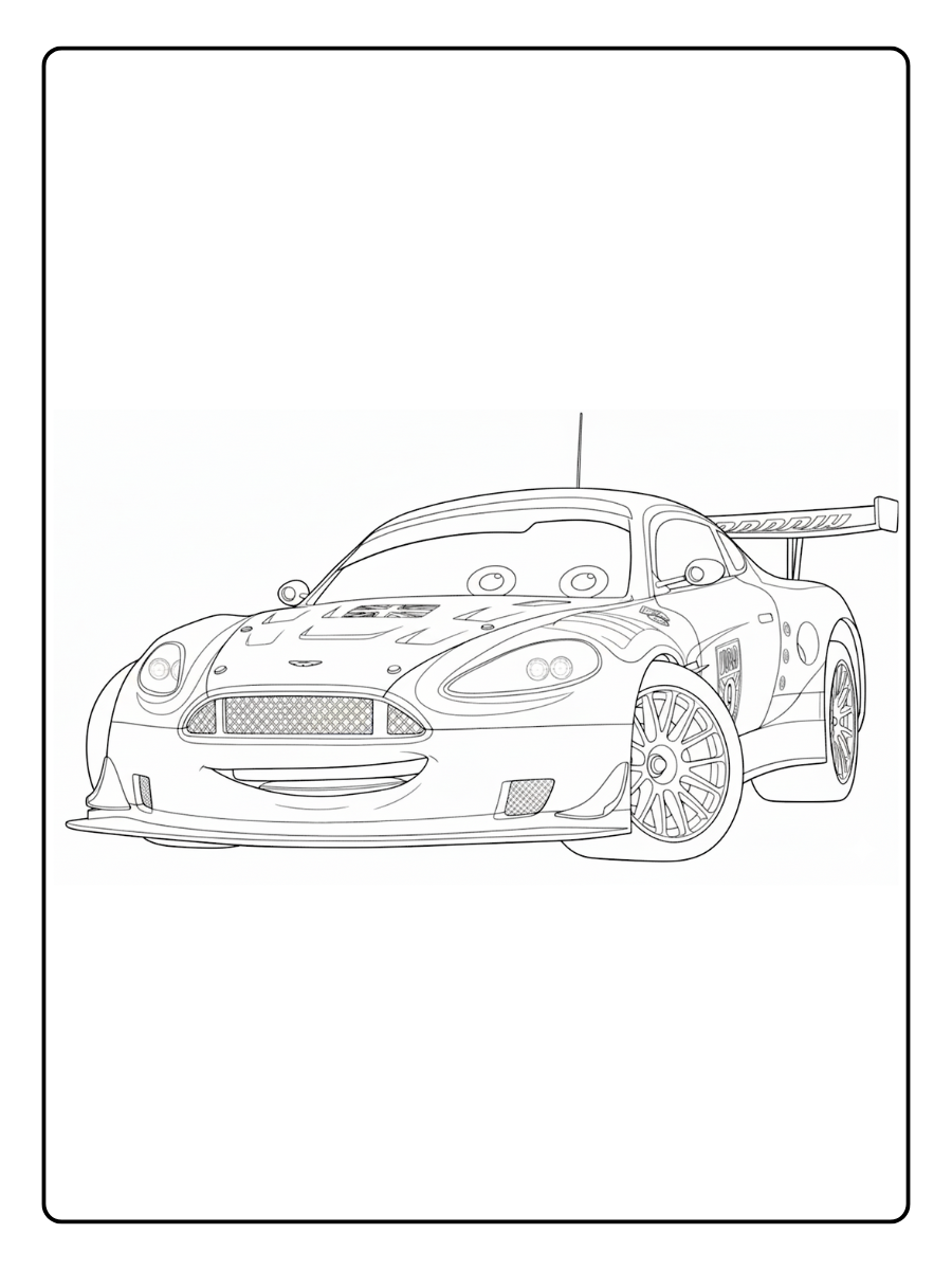 Cars 2 Coloring Pages – Nigel Gearsley