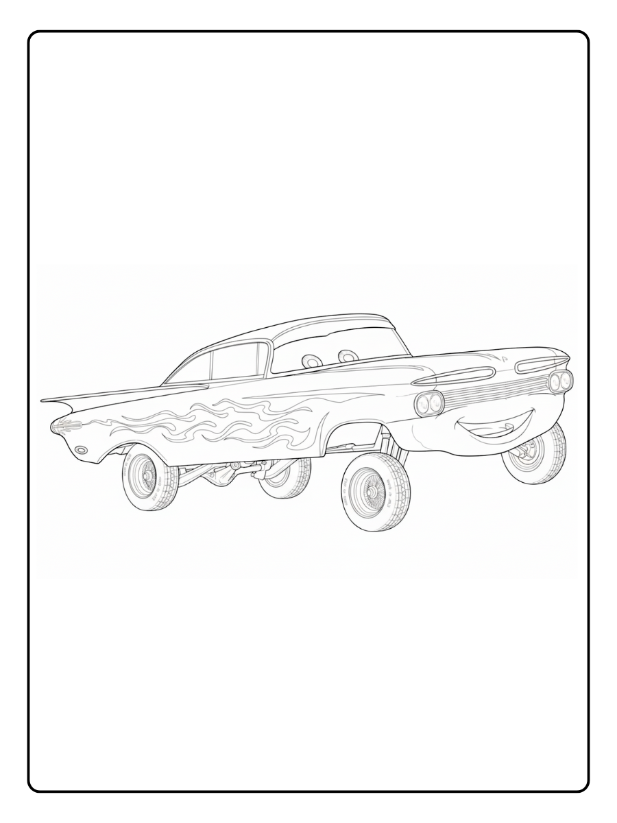 Cars 2 Coloring Pages – Ramone