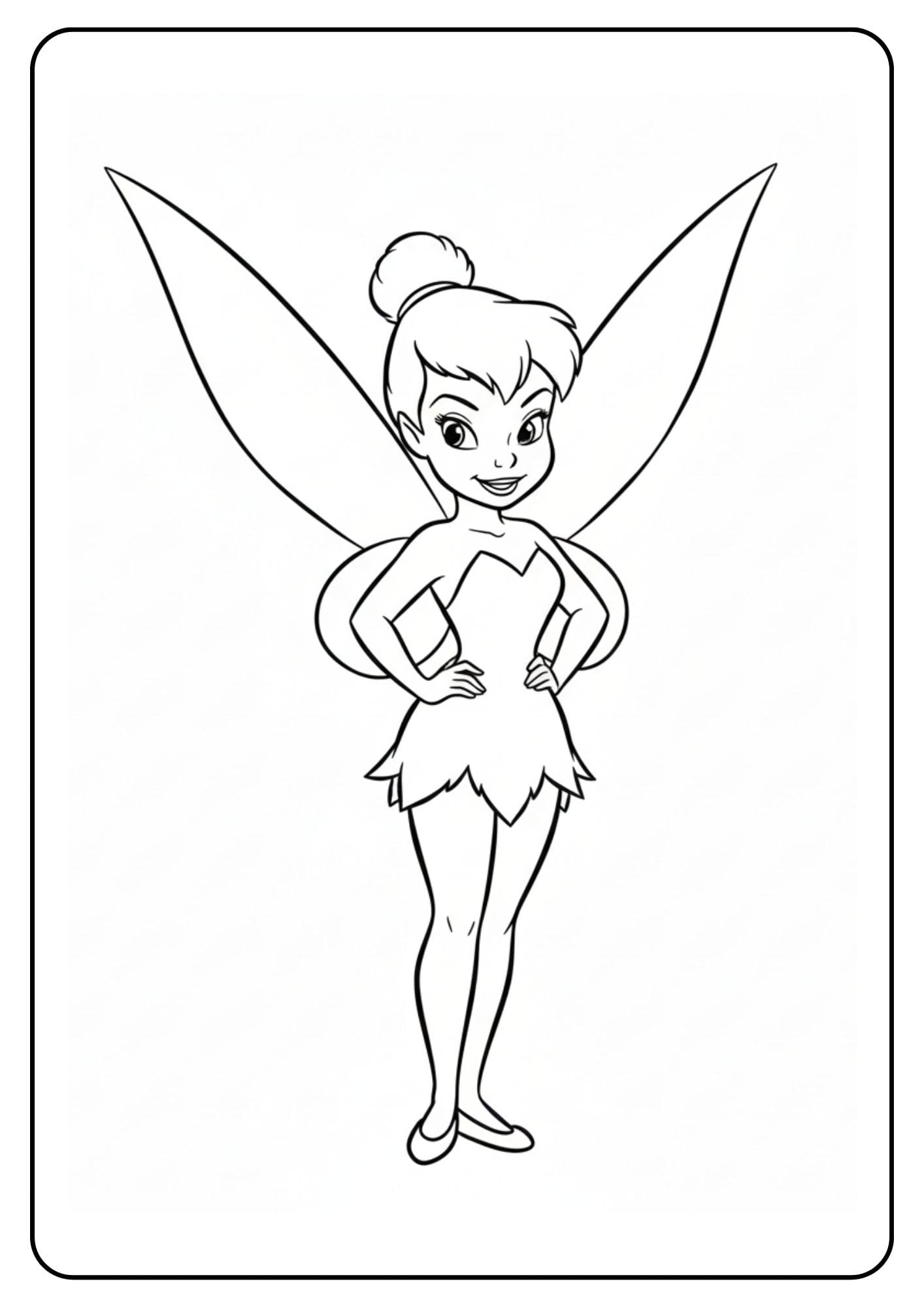 Disney Coloring Pages Tinker Bell