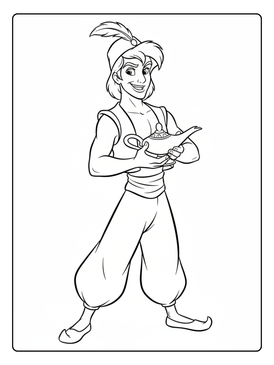 Disney Coloring Pages – Aladdin