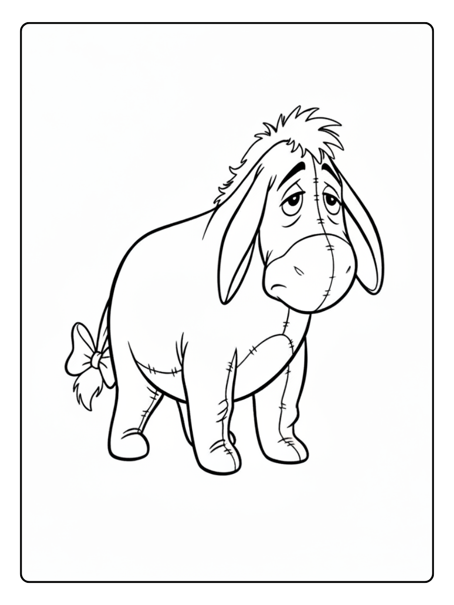 Disney Coloring Pages – Eeyore