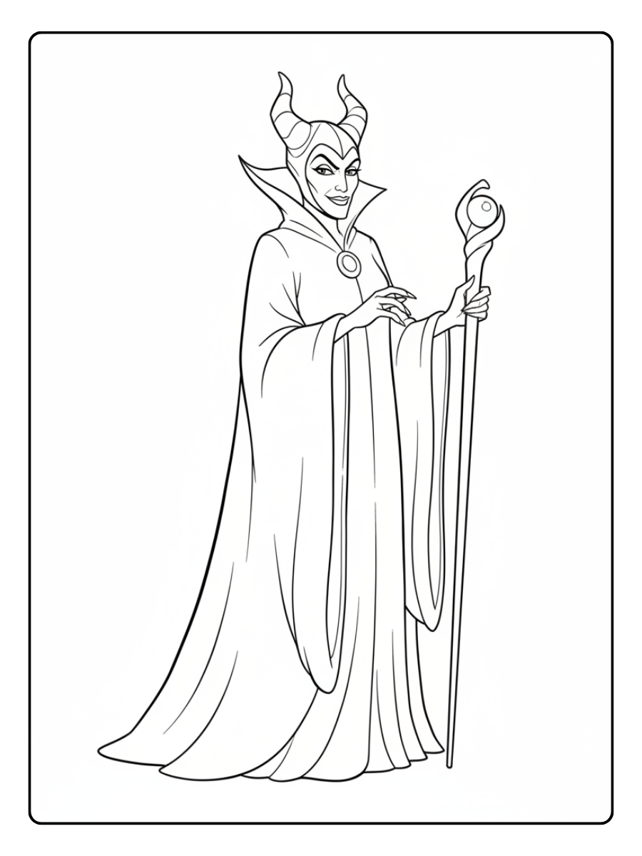 Disney Coloring Pages – Maleficent