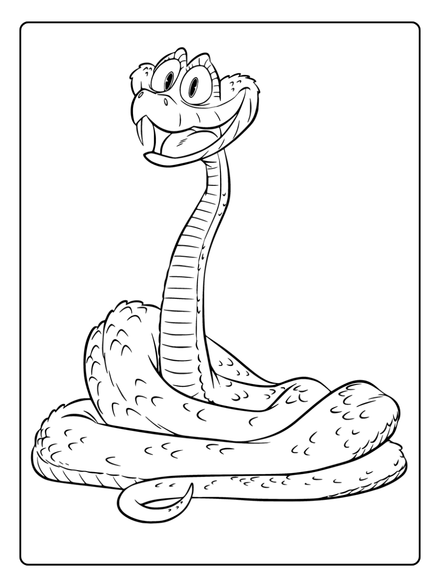 Gary De'Snake Zootopia Coloring Pages