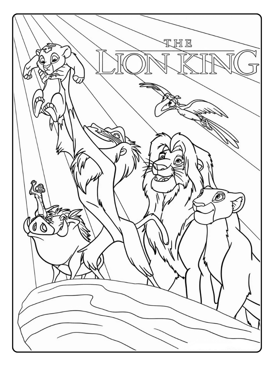 Lion King Coloring Pages