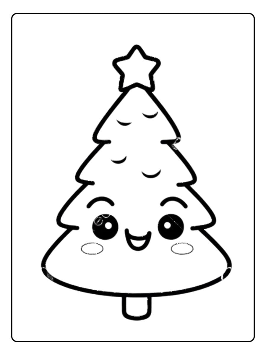 Printable Jolly Reindeer Coloring Book Image cute coloring pages christmas