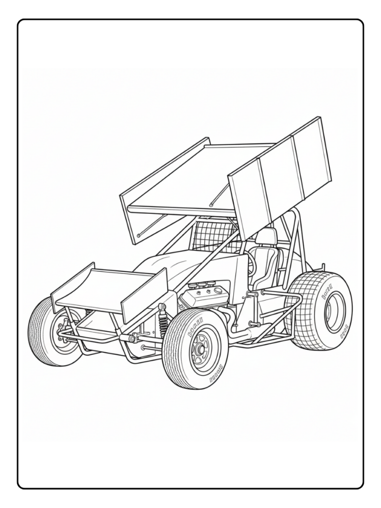 Race Car Coloring Pages PDF To Print GenColoring race-car-coloring-pages-pdf-to-print-gencoloring