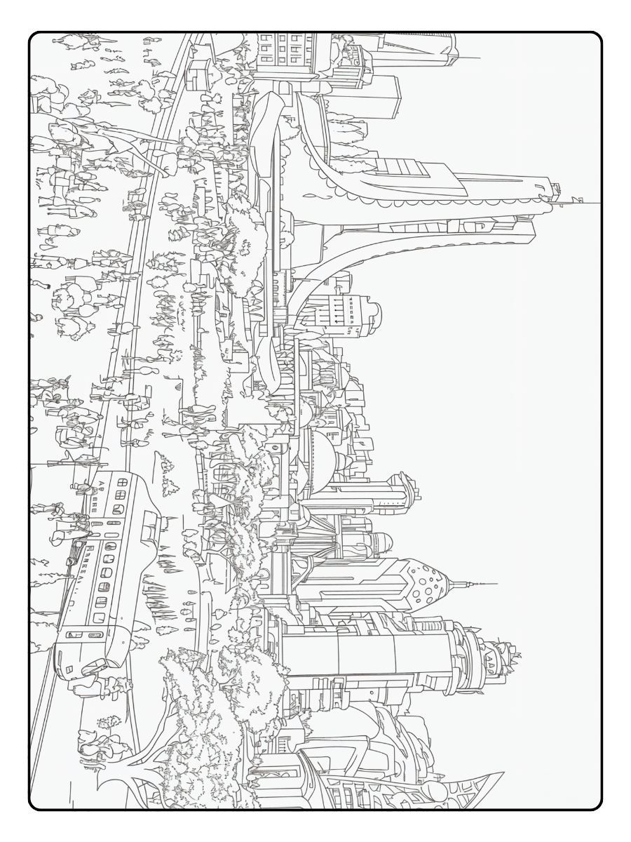 Savanna Central Zootopia Coloring Pages