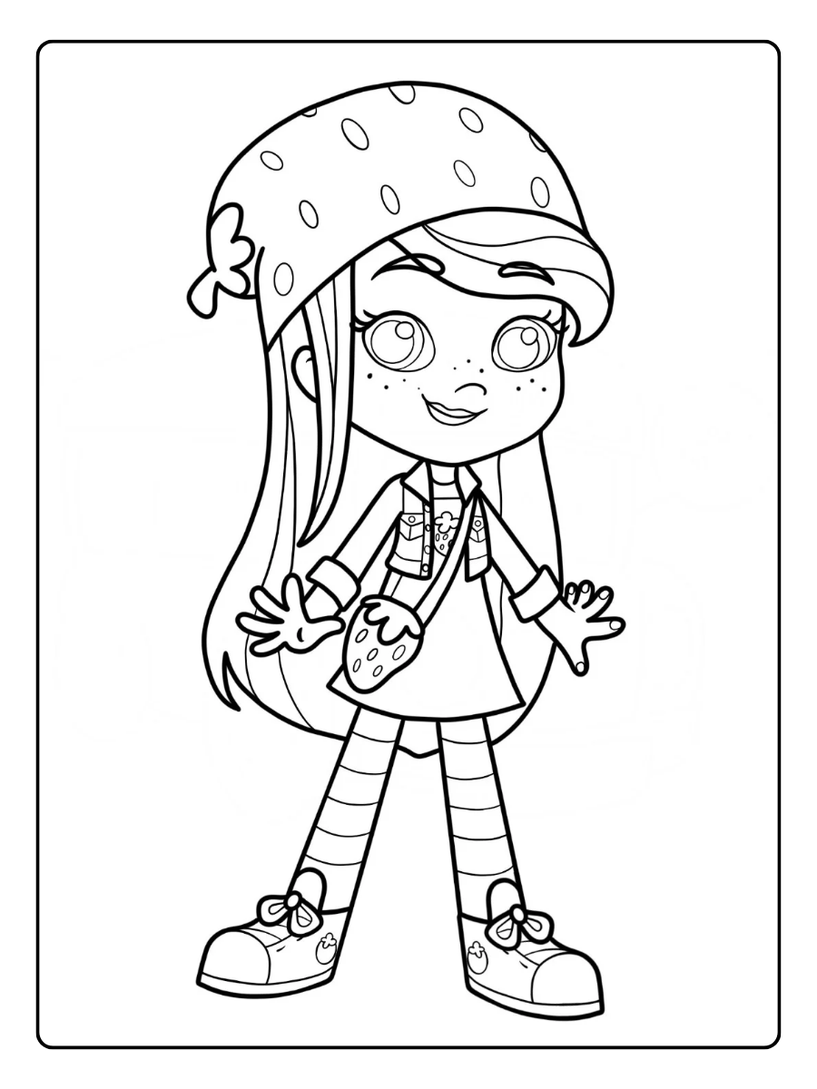 Strawberry Shortcake Coloring Pages – Strawberry Shortcake Cute Collection