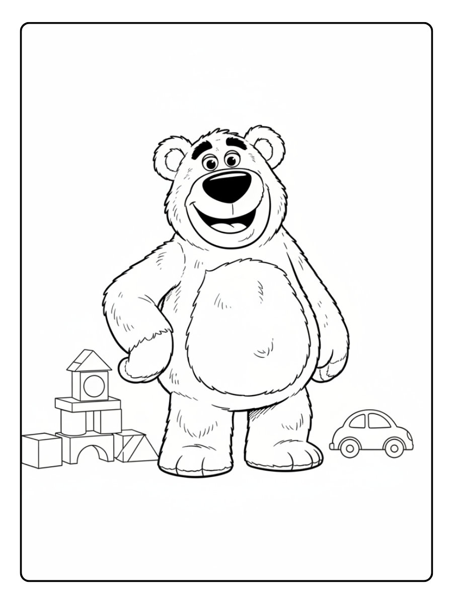 Toy Story Coloring Pages – Lotso