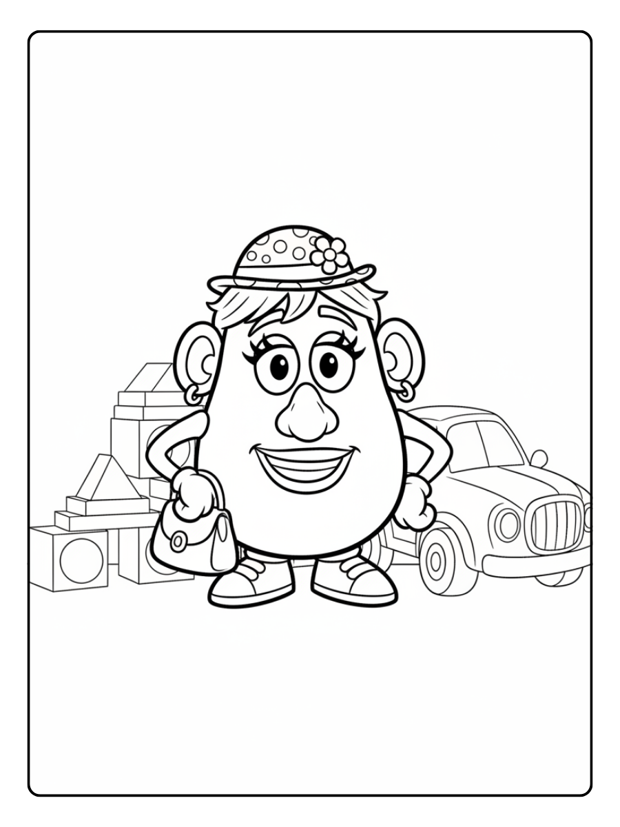 Toy Story Coloring Pages – Mrs Potato Head