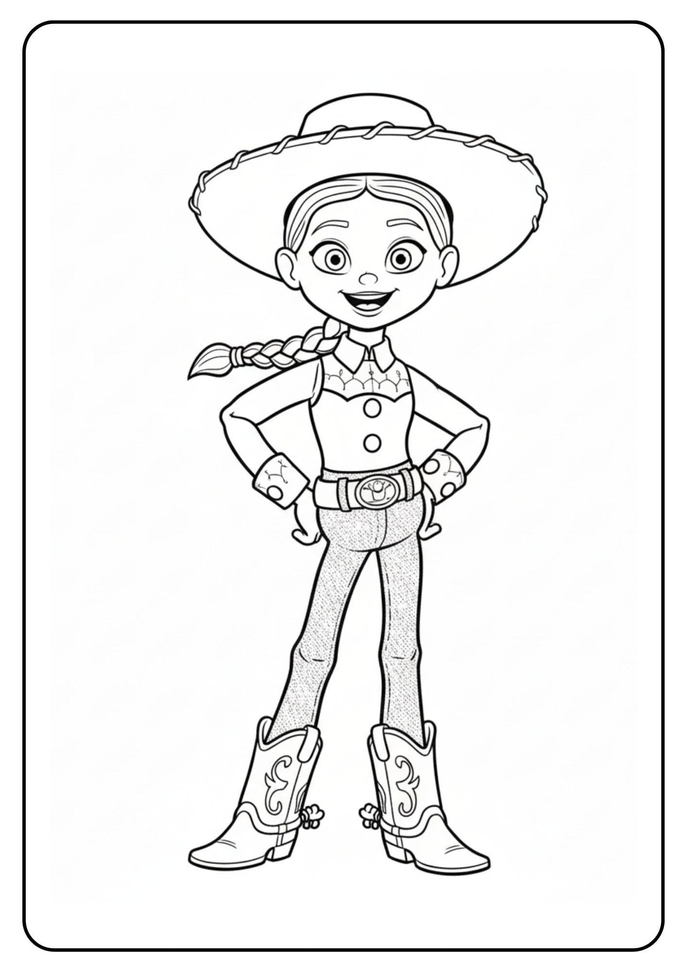 Toy Story Jessie Coloring Page