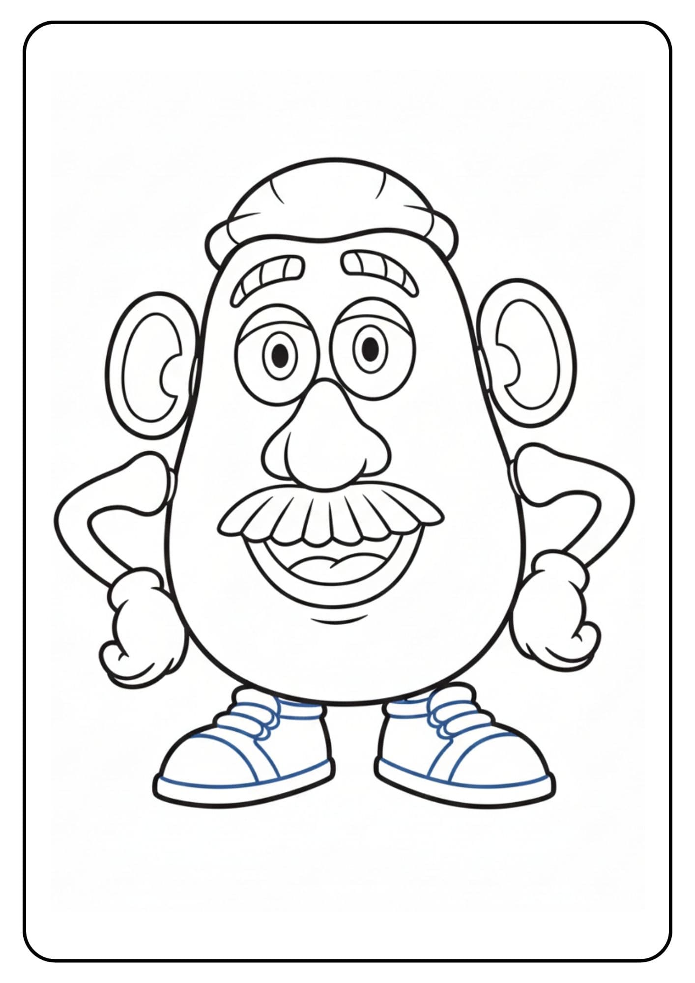 Toy Story Mr Potato Head Coloring Page