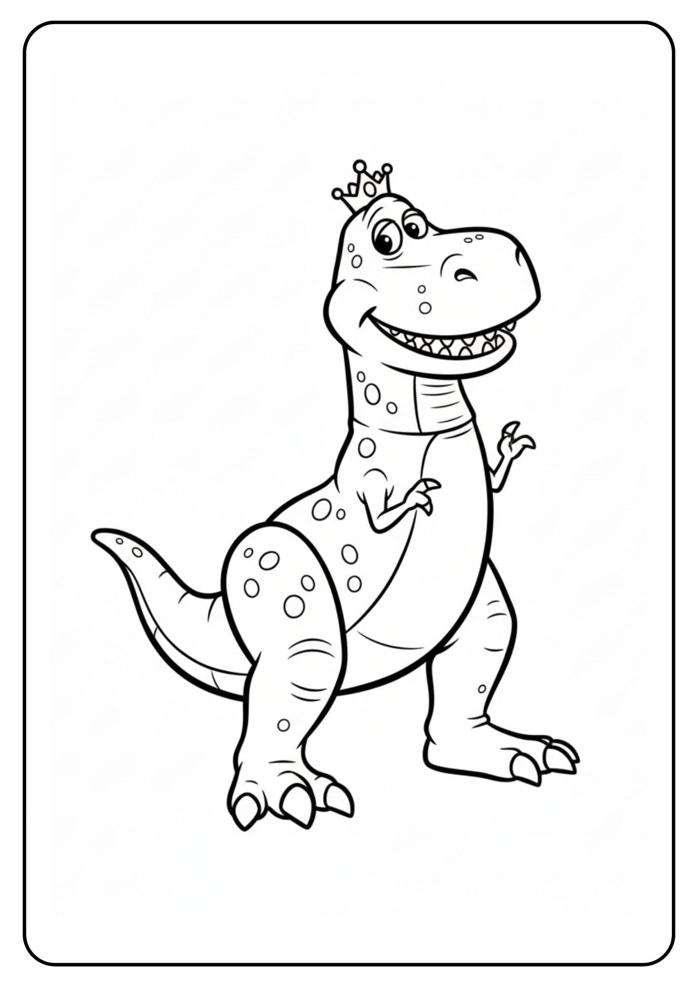 Toy Story Rex Coloring Page