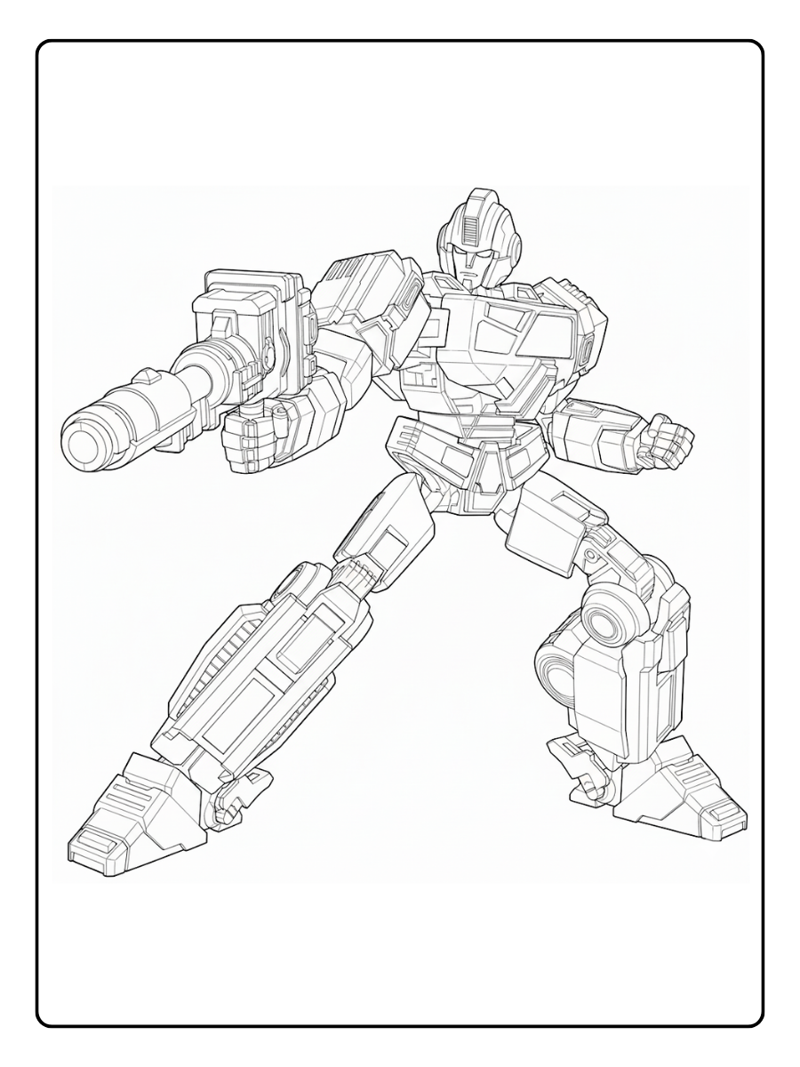 Transformers Coloring Pages – Ironhide