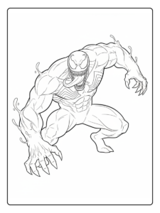 Venom Coloring Pages – Venom Coloring Page Printable