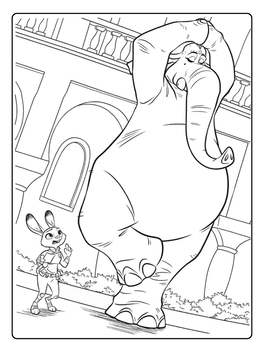 Zootopia Coloring Pages – Nick Wilde Zootopia