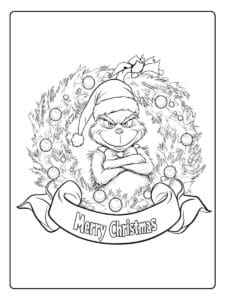 Grinch Coloring Pages (PDF to Print) - GenColoring