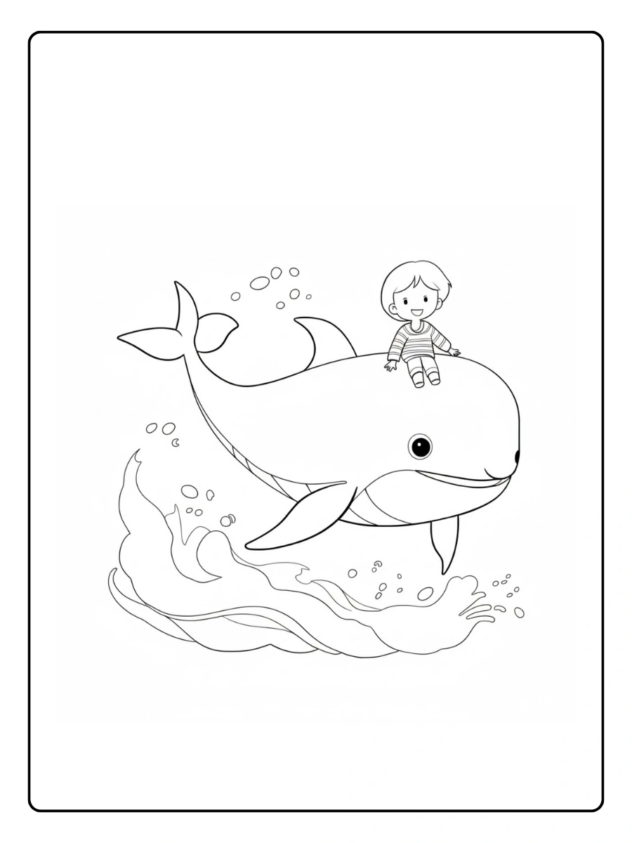 Dolphin Coloring Pages – Dolphin Sea Splash