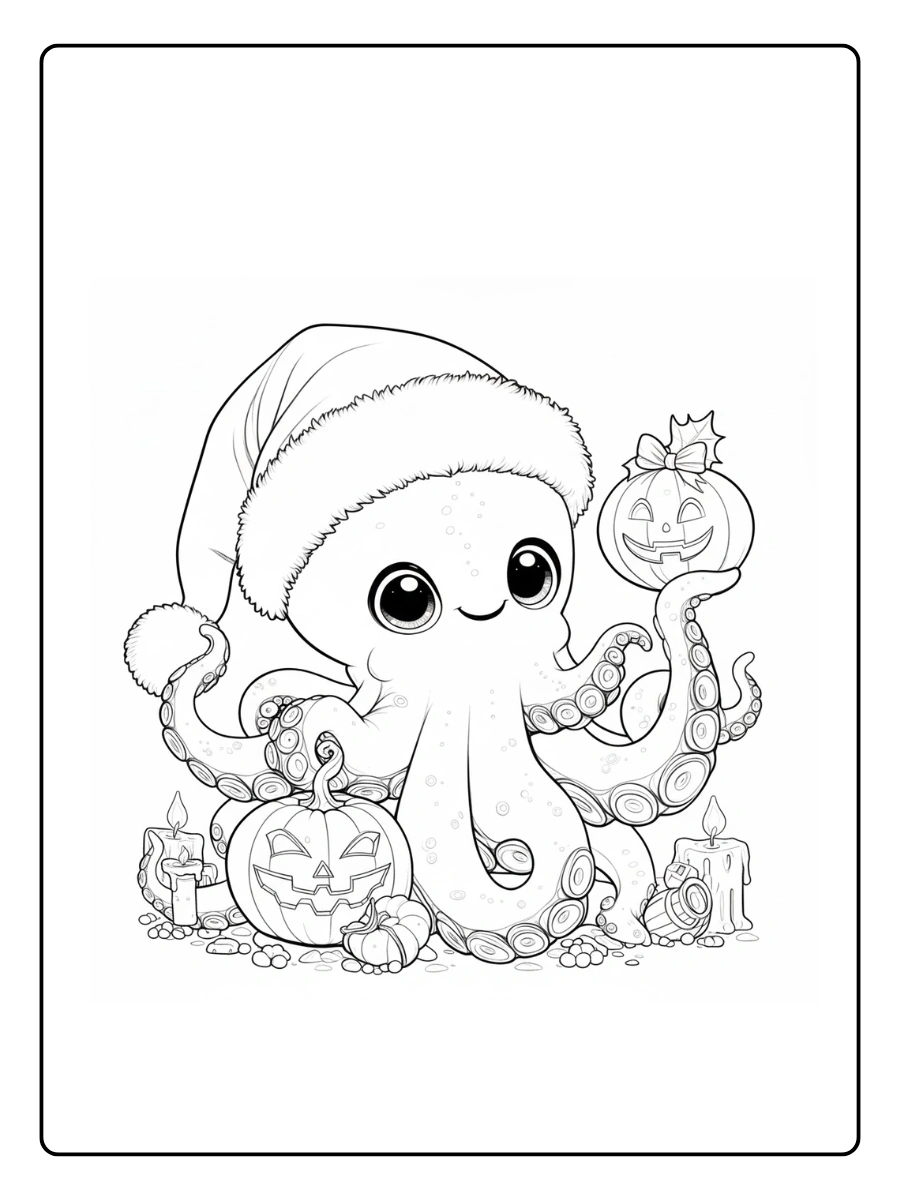 Octopus Coloring Pages – Octopus Printable