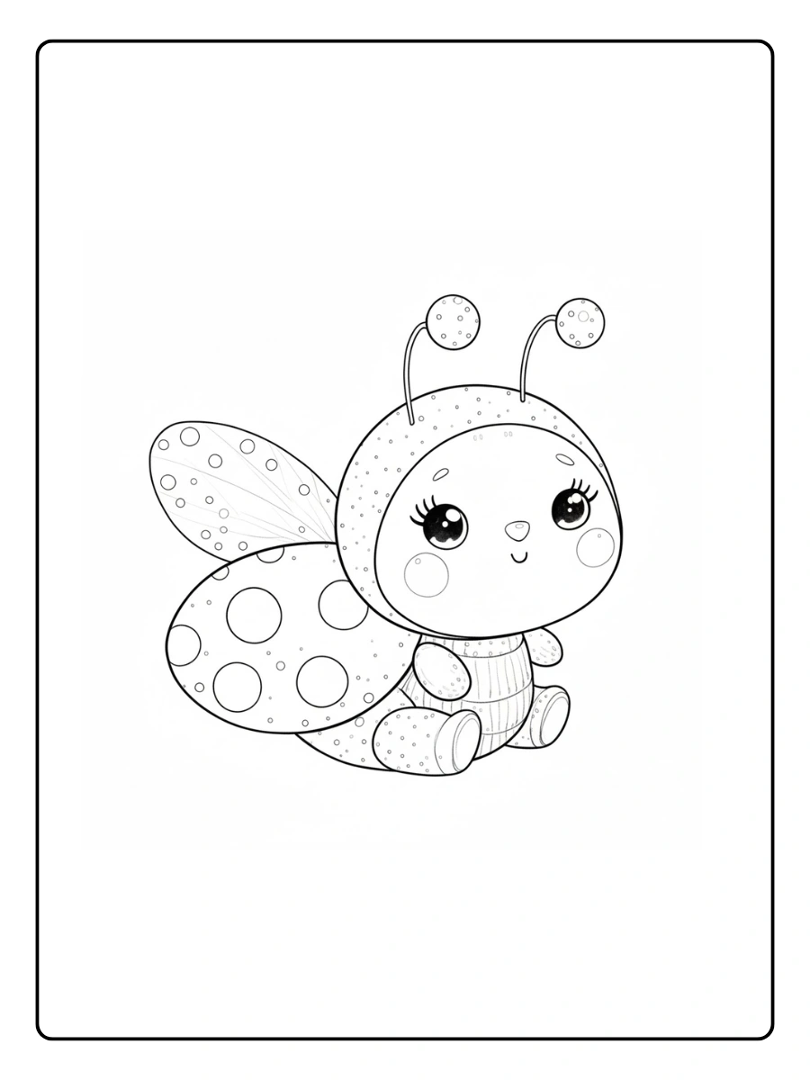 Ladybug Coloring Pages – Baby Ladybug