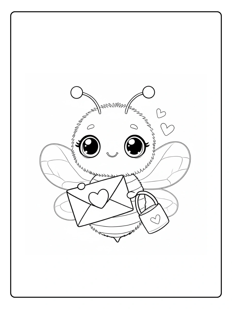 Bee Coloring Pages – Bee Printable