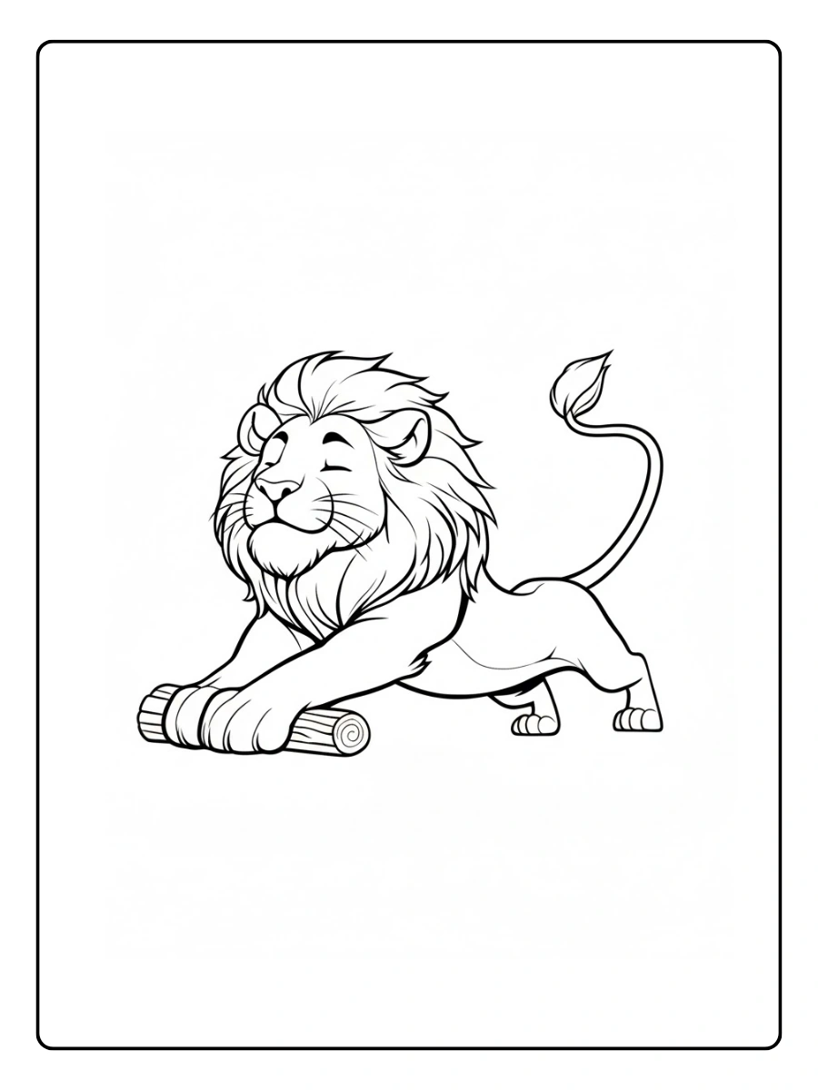 Lion Coloring Pages – Lion Cub