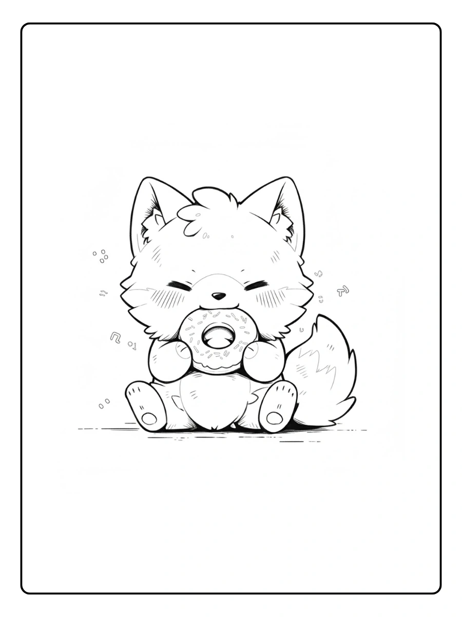 Cute Wolf Coloring Pages – Cute Forest Wolf Cute Wolf Coloring Pages – Cute Forest Wolf