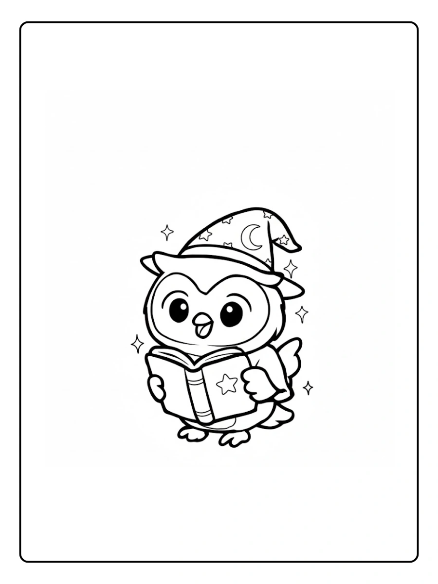 Cute Owl Coloring Pages – Cartoon Owl Cute Owl Coloring Pages – Cartoon Owl