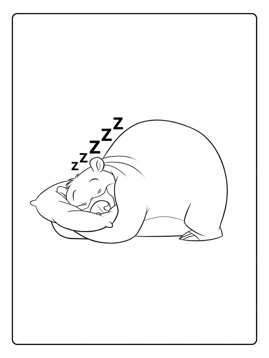 Bear Coloring Pages – Bear Printable