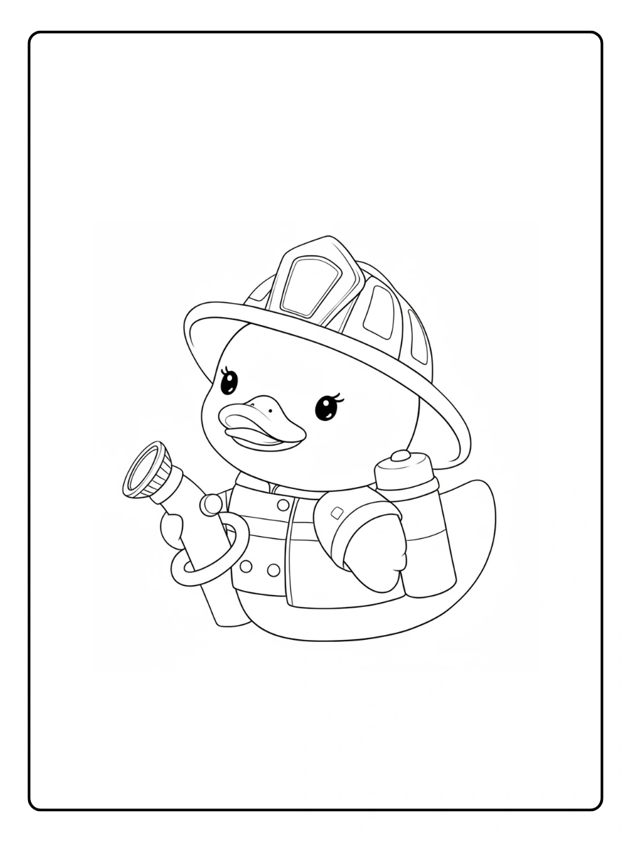 Cute Duck Coloring Pages – Duck Swimming Cute Duck Coloring Pages – Duck Swimming